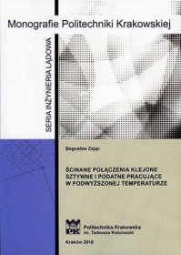 Ścinane połączenia klejone sztywne i podatne pracujące w podwyższonej temperatrze.