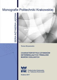 Charakterystyka czynników determinujących trwałość murów ceglanych.