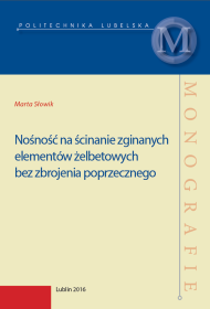 Nośność na ścinanie zginanych elementów  żelbetowych bez zbrojenia poprzecznego.