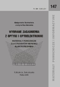 Wybrane zagadnienia z optyki i optoelektroniki. Materiały pomocnicze dla studentów kierunku elektrotechnika