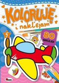 Koloruję i naklejam 5.