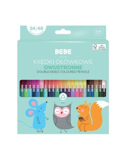 Kredki 24/48 dwustronne BB