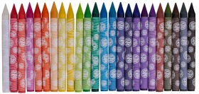 Kredki 24 z glinki kaolinowej