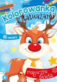 Kolorowanka z tatuażami Magiczne Święta