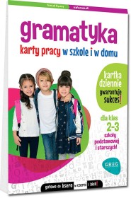 Gramatyka karty pracy w szkole i domu dla klas 2-3