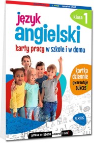 Język angielski karty pracy w szkole i domu klasa 1