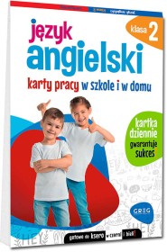 Język angielski karty pracy w szkole i domu klasa 2
