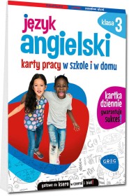 Język angielski karty pracy w szkole i domu klasa 3