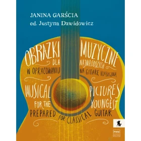 Obrazki muzyczne dla majmłodszych w opracowaniu na gitarę klasyczną.