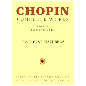 Chopin Dwa łatwe mazurki na fortepian