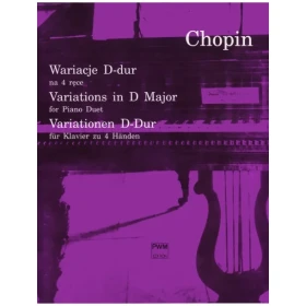 Chopin Wariacje D-dur na 4 ręce na fortepian