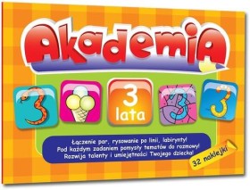 Akademia 3 lata - 32 naklejki.