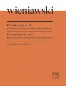 Wieniawski Etiudy-kaprys Op.18 opracowanie na dwoje skrzypiec
