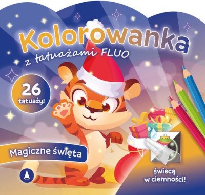Kolorowanka z tatuażami FLUO Magiczne święta .jpeg