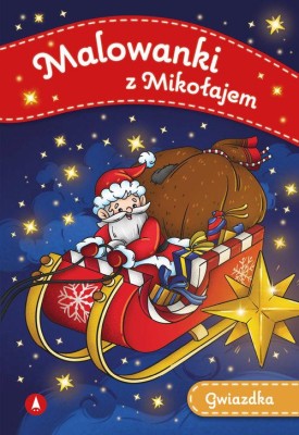Malowanki z Mikołajem Gwiazdka .jpeg