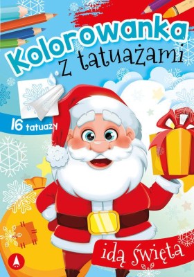 Kolorowanka z tatuażami Idą święta .jpeg