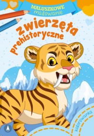 Maluszkowe malowanie zwierzęta prehistoryczne