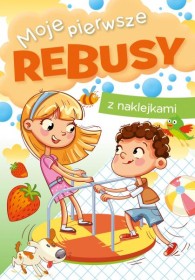Moje pierwsze rebusy z naklejkami.