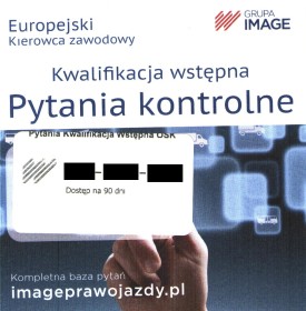 Kwalifikacja wstępna CD 2/2. 90 dniowy kod dostepu+pytania