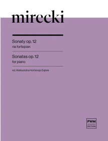 Mirecki. Sonaty op.12 nuty na fortepin.