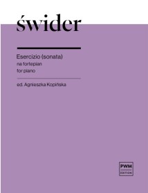 Świder Esercizio (sonata) na fortepioan.