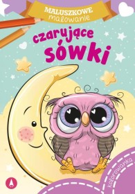 Maluszkowe malowanie czarujące sówki