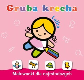 Gruba krecha Lalka - kolorowanka.